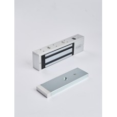 R-Lock RL-EM500-LSS - Электромагнитный замкок, 500кг, DC12/24B, цвет серебристый сатинированный алюминий RAL 7047, два датчика втроены в корпус замка: датчик Холла и магнито-контактный датчик