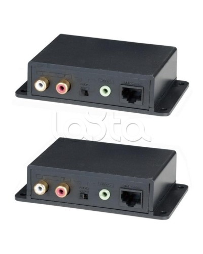 Комплект для передачи стерео аудио сигнала SC&T AE02 в Ачинске Видеоусилители, Модуляторы, Делители Pintop.ru