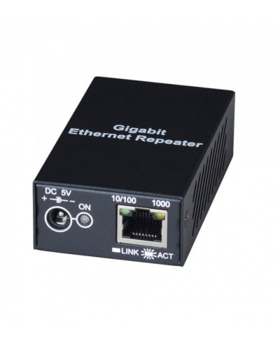 Повторитель Gigabit Ethernet для увеличения расстояния передачи до 120м SC&T SR01X в Ачинске Системы видеонаблюдения Pintop.ru