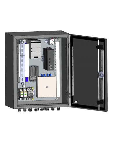 Узел коммутации всепогодный SpaceCam SC-Box-L2-4GP-120-2G-UPS(G) в Ачинске Коммутаторы Pintop.ru