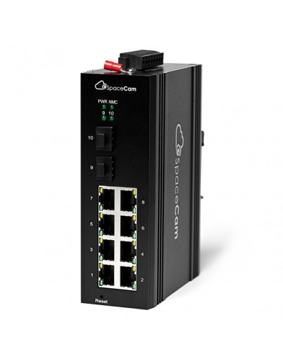 Управляемый PoE коммутатор SpaceCam SC-I-L2-8GP-240-2G (A) в Ачинске Коммутаторы Pintop.ru
