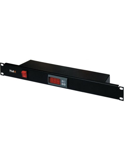 Панель для шкафа, с терморегулятором и датчиком TLK TLK-TERM-BK в Ачинске Вентиляторные модули Pintop.ru