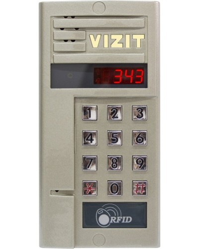 Блок вызова Vizit БВД-343FCPW в Ачинске Блоки вызова многоабонентные Pintop.ru