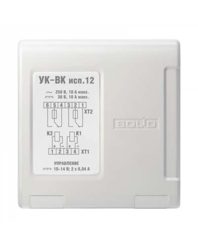 Усилитель релейный на два канала Болид УК-ВК исп.12 в Ачинске Дополнительное оборудование для ОПС Pintop.ru