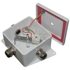 Коробка монтажная огнестойкая Гефест КМ-О (6к)-IP66 три ввода 100х100