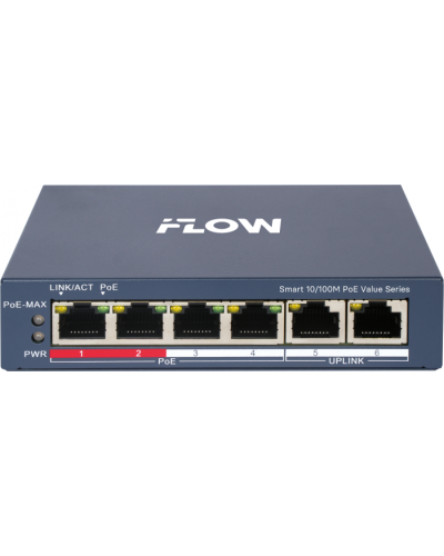 Коммутатор с PoE iFlow F-SW-EM206POE-VM/L в Ачинске Коммутаторы Pintop.ru