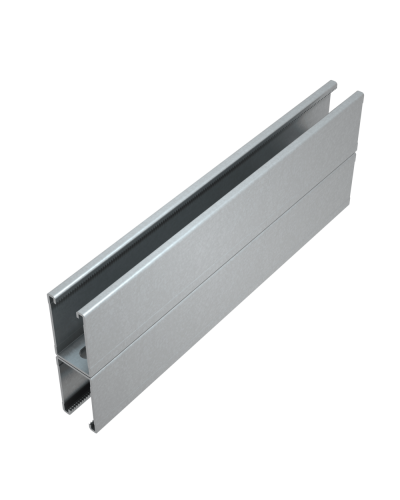 Страт-профиль двойной 41х72 L5000 мм s:1,5 HD85 КМ-профиль (2STP41-72-5000 HD85) в Ачинске Аксессуары для лотков Pintop.ru