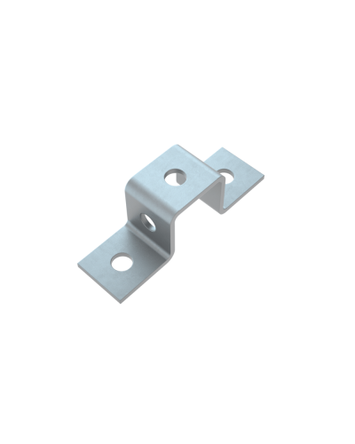 Прямоугольная скоба для страт-профиля 41х41 мм HD КМ-Профиль (PS41-41 HD) в Ачинске Держатели, клипсы, скобы Pintop.ru