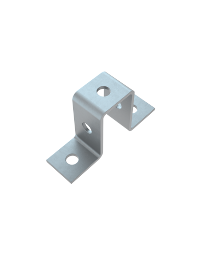 Прямоугольная скоба для страт-профиля 41х72 мм КМ-профиль (PS41-72) в Ачинске Держатели, клипсы, скобы Pintop.ru