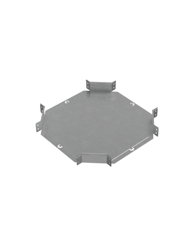 Х-разветвитель 80х400 мм ПЛЮС HD85 КМ-профиль (XDplus80-400 HD85) в Ачинске Аксессуары для лотков Pintop.ru