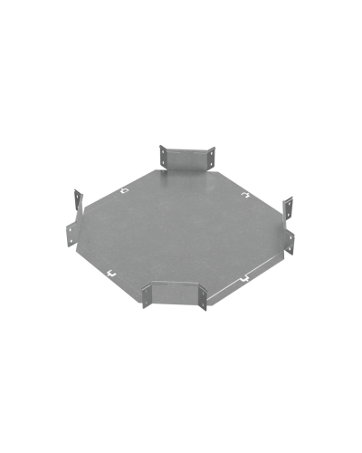 Х-разветвитель 100х400 мм ПЛЮС HD85 КМ-профиль (XDplus100-400 HD85) в Ачинске Аксессуары для лотков Pintop.ru