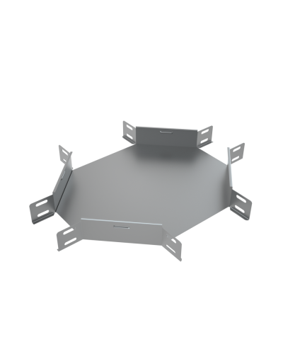 Х-разветвитель 50х150 мм КМ-Профиль (XD50-150) в Ачинске Аксессуары для лотков Pintop.ru