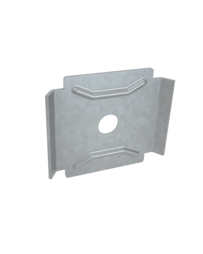 Фиксатор площадка INOX304 КМ-Профиль (FP INOX304) в Ачинске Аксессуары для лотков Pintop.ru