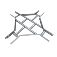 Х-разветвитель лестничный 80х400х1,5 мм "Быстрый монтаж" HD85 КМ-профиль (LXDS80-400-1.5 HD85)