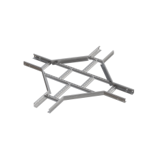 Х-разветвитель лестничный 50х400х1,2 мм INOX304 N КМ-Профиль (LXD50-400-1.2 INOX304 N)