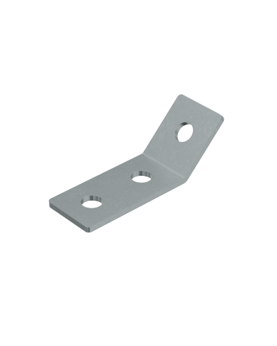 Уголок 45 гр. (3 отверстия) КМ-профиль (USG45-3) в Ачинске Аксессуары для лотков Pintop.ru