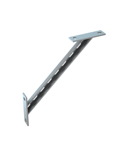 Укосина для консолей 600 мм КМ-Профиль (UK600) в Ачинске Аксессуары для лотков Pintop.ru