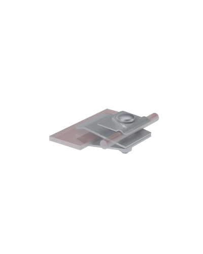 Фальцевый держатель H60 мм для прутка Ø 5-10 мм CU КМ-Профиль (FD-H60-D5-10 CU) в Ачинске Монтажные материалы Pintop.ru