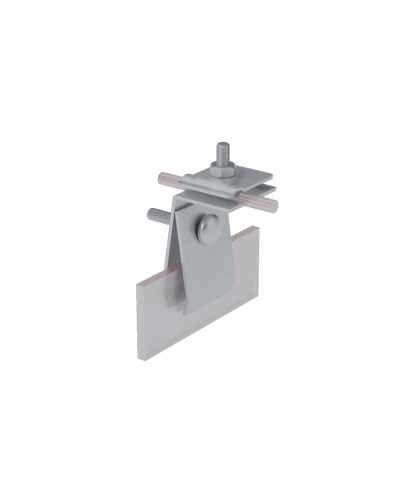 Фальцевый держатель H70 мм для прутка Ø 5-10 мм КМ-Профиль (FD-H70-D5-10) в Ачинске Монтажные материалы Pintop.ru