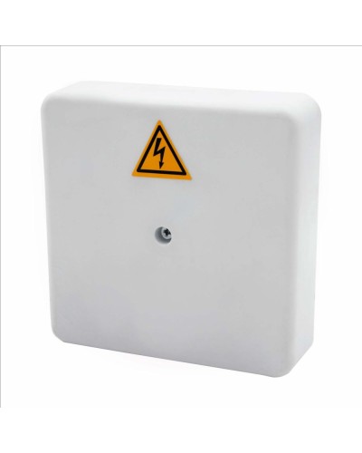 Коробка распределительная огнестойкая КРОПС-П2, IP41, габаритные размеры 100х100х30 мм, для кабелей сечением до 2,5 мм2, 4 клеммы КМ-Профиль (FRJB-KM-P2-2.5-04-КРОПС-IP41) в Ачинске Распределительные коробки Pintop.ru