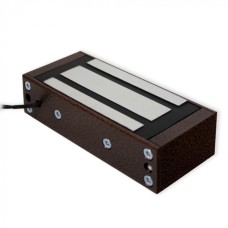 Замок электромагнитный Олевс М1-150 с планкой медный антик