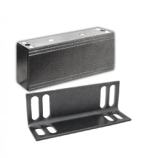 Замок электромагнитный Олевс М2-300 с уголком серебряный антик