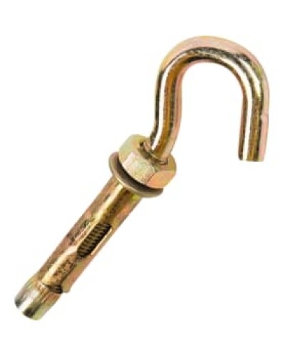 Анкерный болт с крюком М10 12x70 (200 шт/уп) ПожТехКабель (862-414) в Ачинске Крепеж Pintop.ru