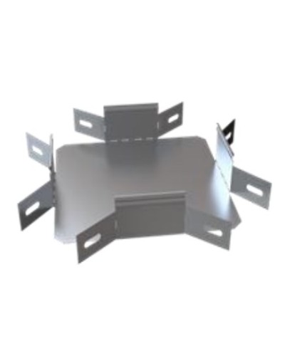 Ответвитель Х-образный горизонтальный 150x50 (0,7) ПожТехКабель (566-003) в Ачинске Аксессуары для лотков Pintop.ru