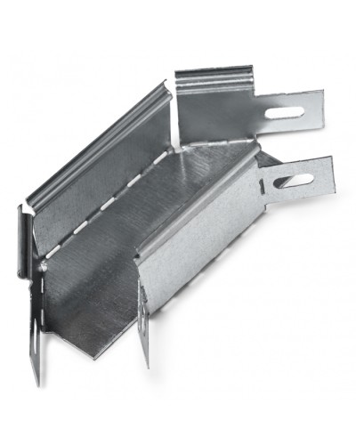 Угол плоский 45° 100x50 (0,7) ПожТехКабель (548-002) в Ачинске Аксессуары для лотков Pintop.ru