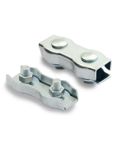 Зажим троса D10 двойной ПожТехКабель (890-506) в Ачинске Трос и аксессуары Pintop.ru