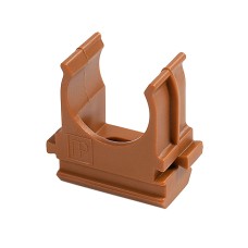 Крепёж-клипса для труб АБС-пластик бук д32 в малой упаковке (10шт/500шт уп/кор) Промрукав (PR13.0111)