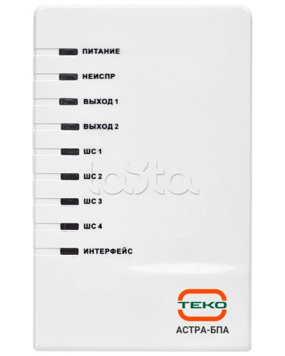 Блок сигнально-пусковой адресный Теко Астра-БПА в Ачинске Приемно-контрольные приборы Pintop.ru
