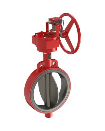 Затвордисковый с ручным приводом с контролем положения УКПЗА Спецавтоматика 3т 200/1,6(Р)-Ф.У3.1-АМК-200v1 в Ачинске Затворы дисковые Pintop.ru