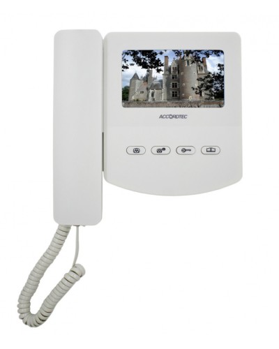 Домофон AccordTec AT-VD433C EXEL WHITE в Ачинске Многоабонентные системы Pintop.ru
