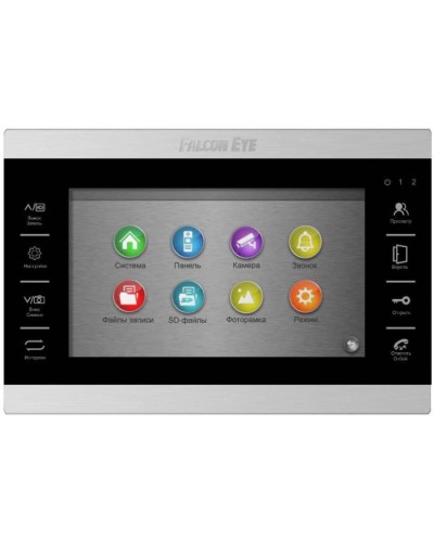 Видеодомофон Falcon Eye FE-70 ATLAS HD (Black) XL в Ачинске Абонентские видеоустройства Pintop.ru