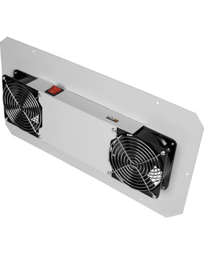 Панель вентиляционная с 2 вентиляторами TLK TLK-FAN2-GY в Ачинске Вентиляторные модули Pintop.ru