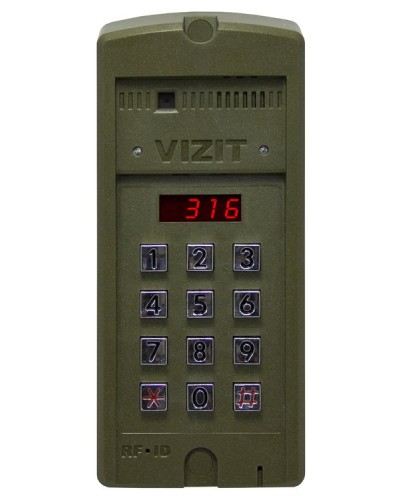 Блок вызова для совместной работы с БУД-302 Vizit БВД-316FCP в Ачинске Блоки вызова многоабонентные Pintop.ru