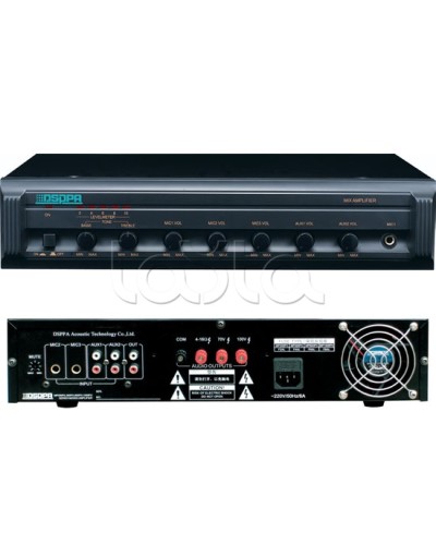 Микшер-усилитель DSPPA MP-300P в Ачинске Система оповещения и трансляции Dsppa Pintop.ru