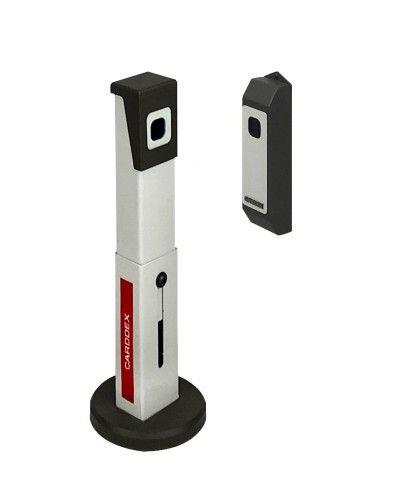 Комплект беспроводных фотоэлементов CARDDEX PR-01 (передатчик и приемник, навесной + стойка) в Ачинске Запчасти для шлагбаумов и автоматики Pintop.ru