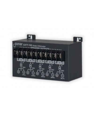 Блок аттенюаторов для настольныx усилителей Sonar SATT-100 в Ачинске Система оповещения и трансляции Sonar Pintop.ru