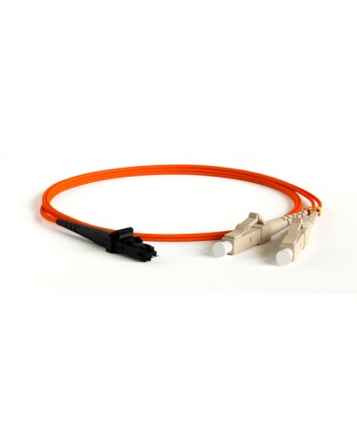 Патч-корд волоконно-оптический Hyperline FC-D2-62-LC/PR-MTRJM/PR-H-10M-LSZH-OR в Ачинске Патч-корды оптические Pintop.ru
