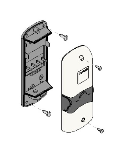 Корпус приемника DTA01 DTA02 DBS01 DBS02 Came 119RIR256 в Ачинске Запчасти для шлагбаумов и автоматики Pintop.ru