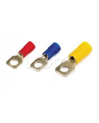 Наконечник с отверстием под винт ф5,2мм, с изолированным фланцем, для сечения провода 2,5-6,0мм2 DKC (2C5P) в Ачинске Держатели, клипсы, скобы Pintop.ru