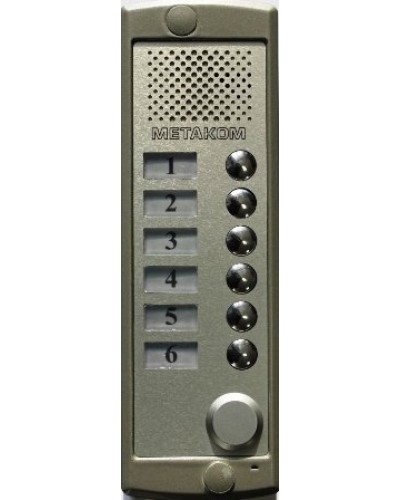 Блок вызова домофона Метаком MK6-K-RF в Ачинске Блоки вызова многоабонентные Pintop.ru