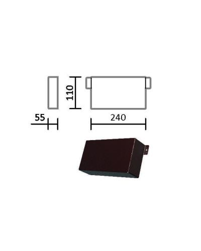 Монтажный кожух Vizit МК-400CB в Ачинске Аксессуары для многоабонентных систем Pintop.ru