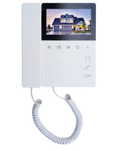 Монитор цветного видеодомофона Tantos Elly-S с трубкой VZ в Ачинске Абонентские видеоустройства Pintop.ru