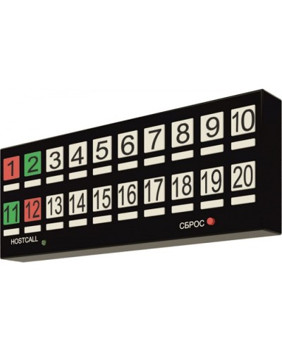 Табло отображения Hostcall MP-730W2 в Ачинске Система оповещения и трансляции Hostcall Pintop.ru