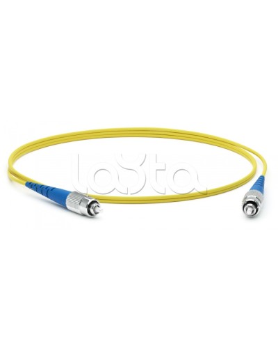 Патч-корд волоконно-оптический Hyperline FC-S2-9-FC/UR-FC/UR-H-2M-LSZH-YL в Ачинске Патч-корды оптические Pintop.ru