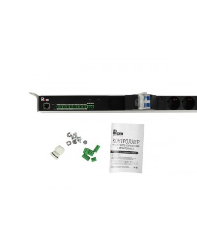 Блок силовых розеток с контроллером REM R-MC1-32-6x2S-A-1420-K в Ачинске Блоки розеток Pintop.ru