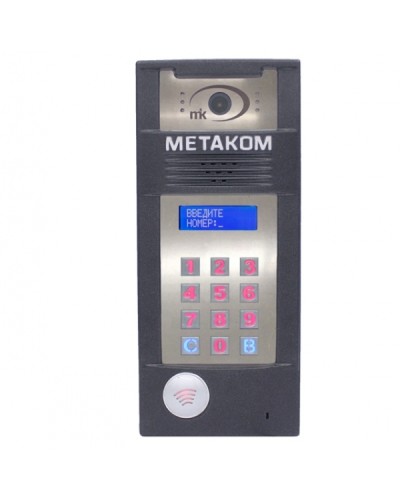 Многоабонентый антивандальный блок вызова со встроенной видеокамерой Метаком MК2018-TMRFGV в Ачинске Блоки вызова многоабонентные Pintop.ru